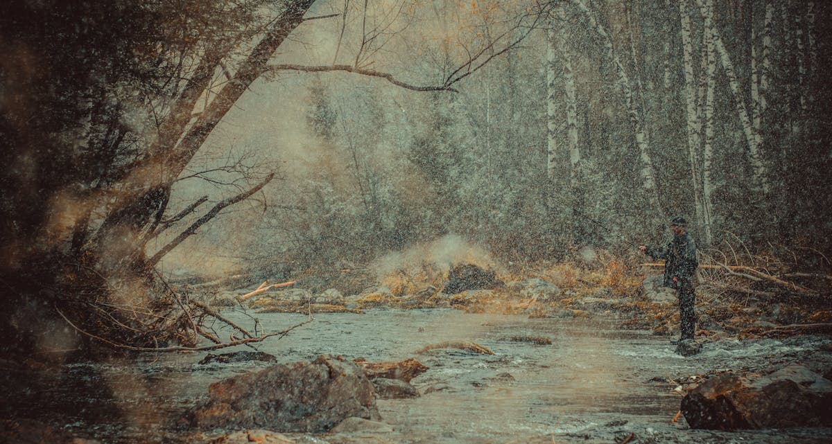 Winter fly fishing on a tailwater—when the air hurts your face but the midge hatch is too good to leave