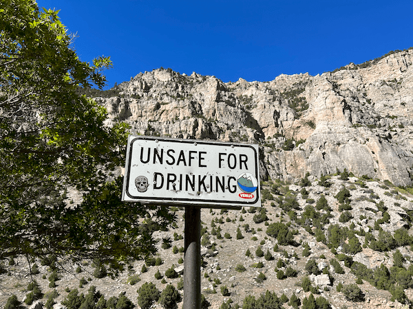 A sticker in the wild.