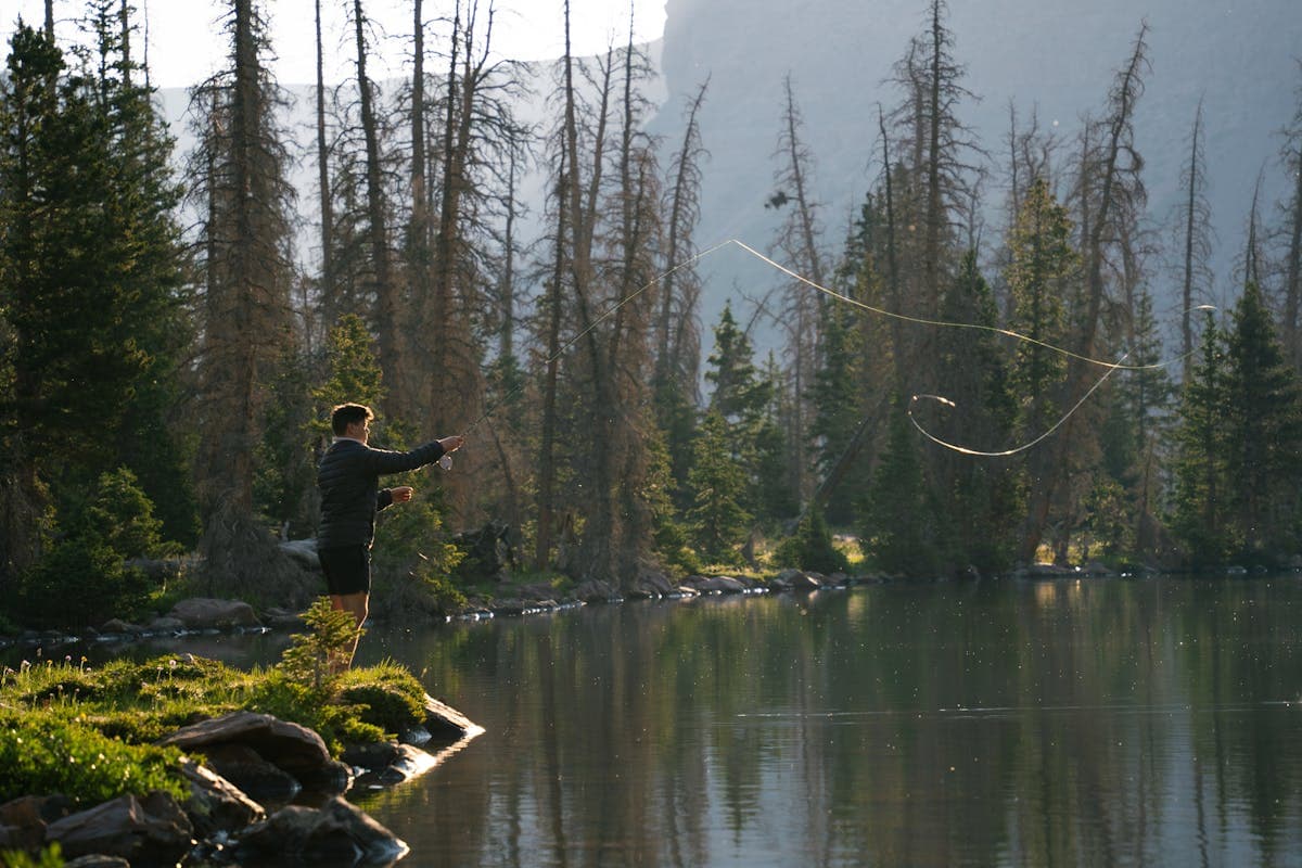 Early morning stillwater fishing - the calm before trophy cutthroats start cruising