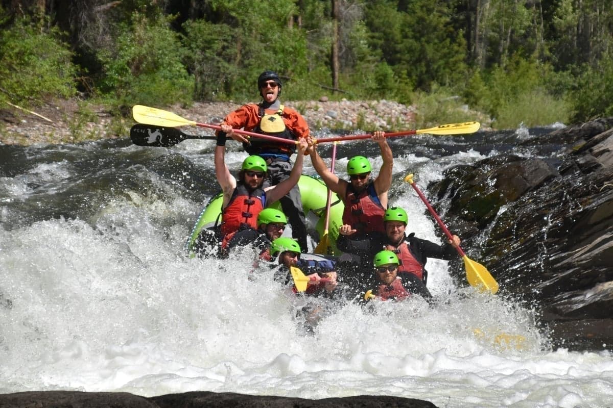 Whitewater rafting on Colorado's rivers. The Arkansas alone draws more commercial rafters than almost any river in the country.