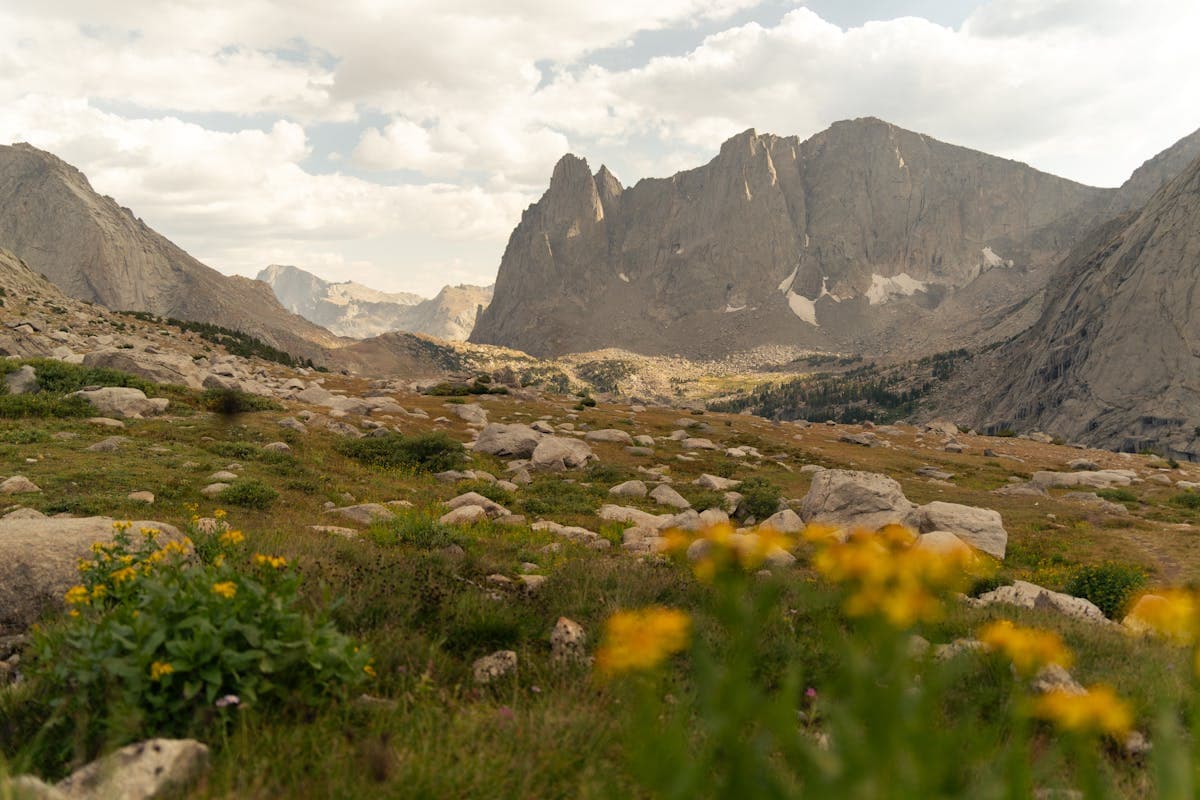 Wind River Range in summer - alpine peaks, clear waters, and over 2,300 fishable lakes